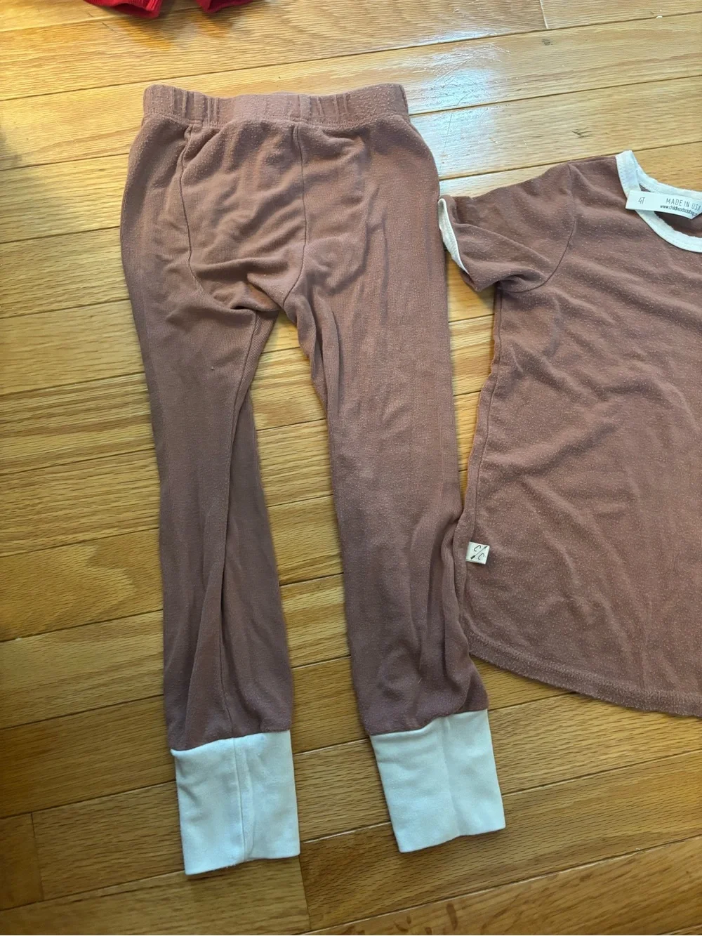 Childhoods matching brown Set with Cream Trim 4T